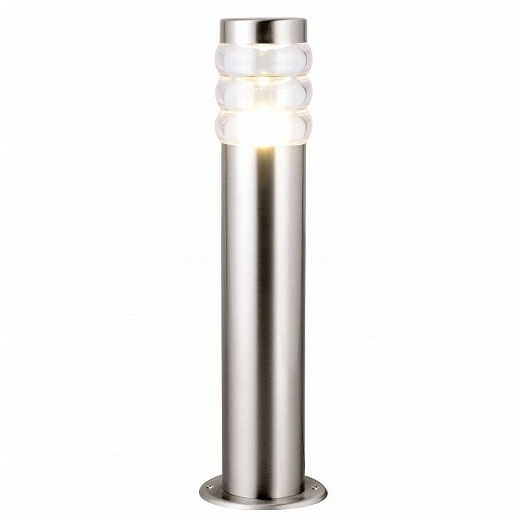 Наземный низкий светильник Arte Lamp Portico 4 A8381PA-1SS Цвет арматуры серебро Цвет плафонов прозрачный
