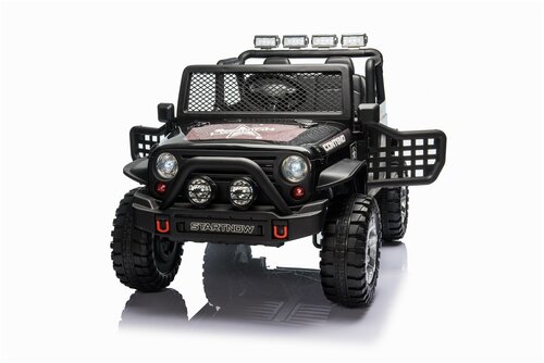 XMX Детский электромобиль джип XMX с полным приводом (черный, EVA, 12V) - XMX618-4WD-BLACK