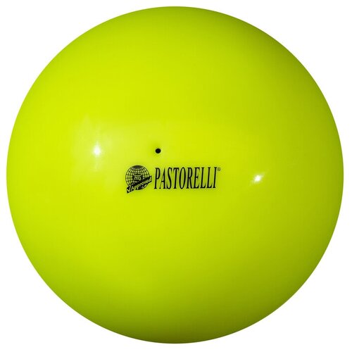 фото Мяч гимнастический pastorelli new generation, 18 см, fig, цвет жёлтый флуоресцентный mikimarket