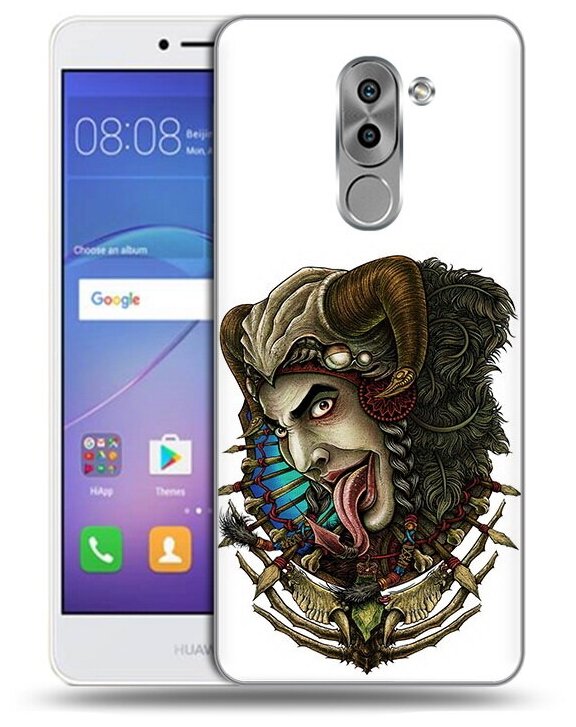 Чехол задняя-панель-накладка-бампер MyPads длинный язык для Huawei Honor 6X (BLN-AL10) 5.5 противоударный