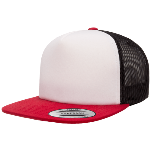 фото Кепка flexfit 6005fw trucker red/white/black