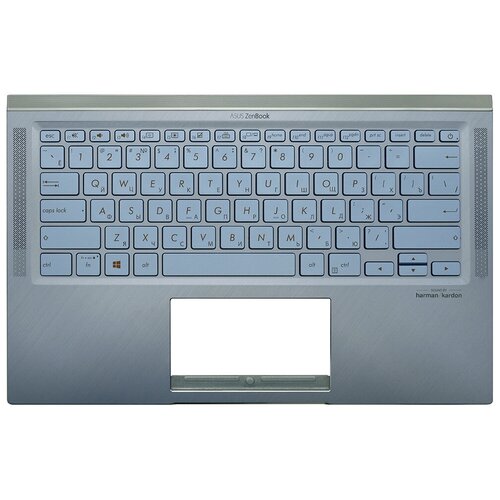 фото Топ-панель asus zenbook 14 um431da голубая