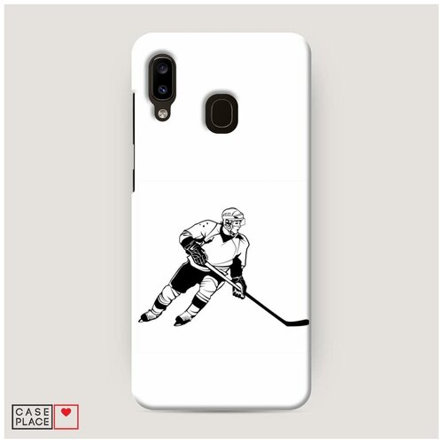 фото Чехол пластиковый samsung galaxy a30 хобби хоккей case place