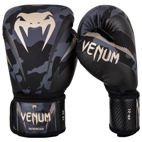 Боксерские перчатки Venum Impact Dark Camo/Sand (10 унций)