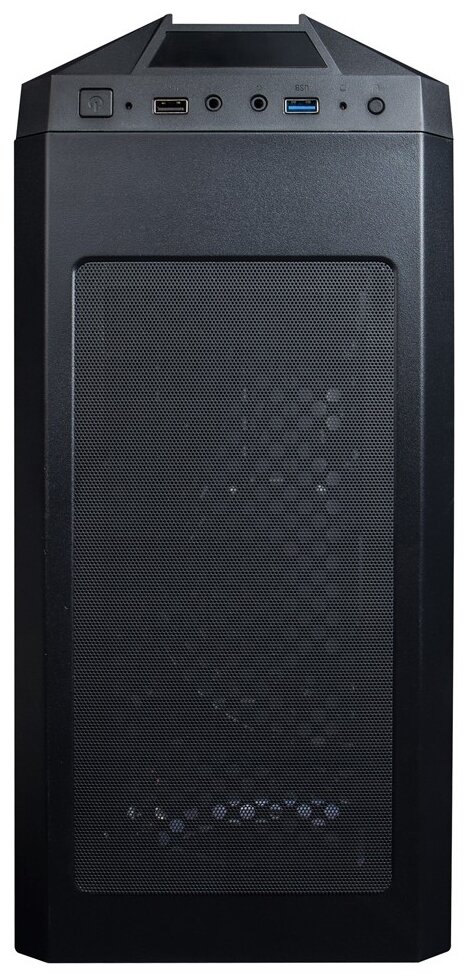 Корпус ATX 1STPLAYER черный, без БП, окно из закаленного стекла, USB 2.0, USB 3.0, audio - фото №4