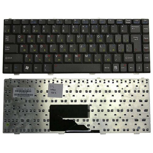 Клавиатура для ноутбука Fujitsu-Siemens Amilo V2030 V2033 V2035 V3515 Li1705 черная аккумулятор pitatel аккумулятор pitatel для fujitsu siemens amilo v2030 v2035 v2055 dpk lmxxss3 smp lmxxss3 для ноутбуков fujitsu