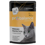ProBalance Immuno Protection Влажный корм для кошек Кролик в соусе 85 г х 50 шт. (Пауч) (66934) - изображение