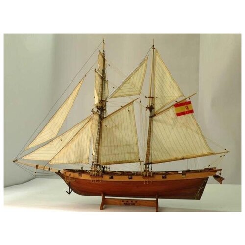 Модель испанской шхуны Halcon 1840, М.1:48