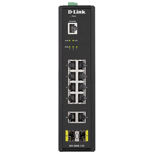 Коммутатор промышленный управляемый D-link DIS-200G-12SA1A 6082700₽