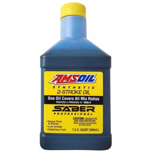 Моторное масло для 2-Такт AMSOIL SABER® Professional Synthetic 2-Stroke Oil (0,946л)