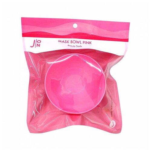 J: on Чаша для приготовления косметических масок розовая - Mask bowl pink, 1шт чаша для размешивания маски rubber ball small red 300сс