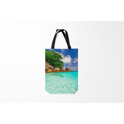 фото Сумка-шоппер / 31х42 см / туристические / таиланд пхукет burnettie