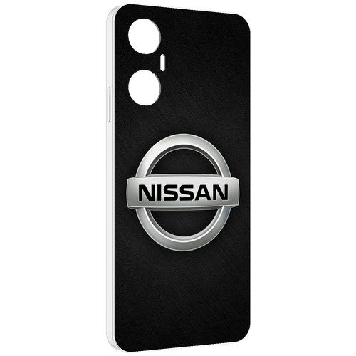 Чехол MyPads nissan ниссан 2 мужской для Infinix Hot 20 5G задняя-панель-накладка-бампер