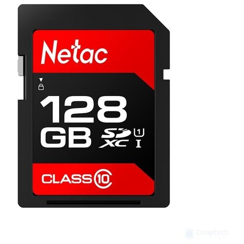 Флеш карта SDHC 128GB Netac P600 /NT02P600STN-128G-R/ карта памяти 128gb netac sdhc p600 nt02p600stn 128g r