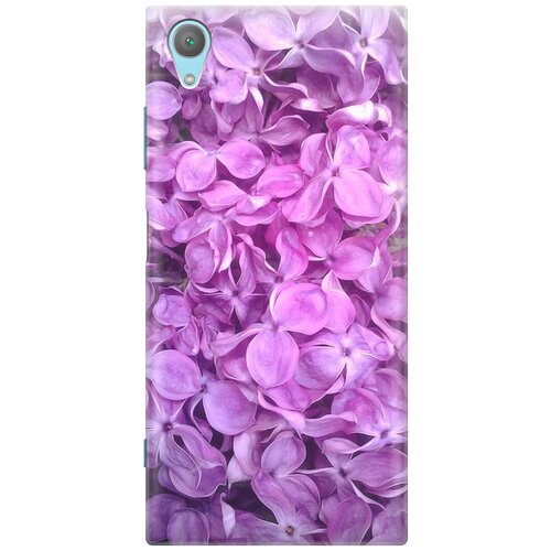 фото Силиконовый чехол на sony xperia xa1 plus / сони иксперия ха1 плюс с принтом "цветы серени gosso