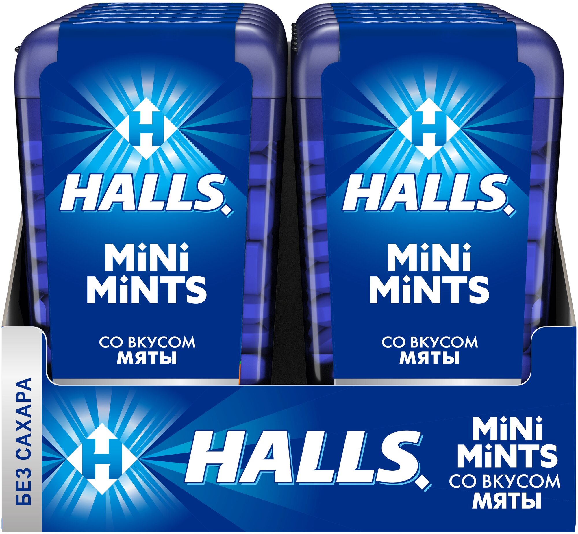 Halls Леденцы Mini mints со вкусом мяты