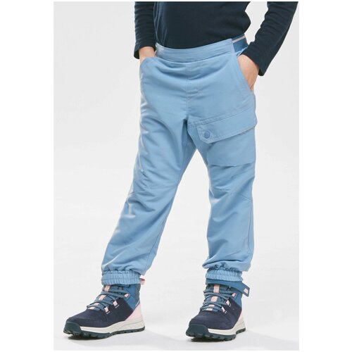 фото Спортивные брюки decathlon размер 4-5, серый/голубой
