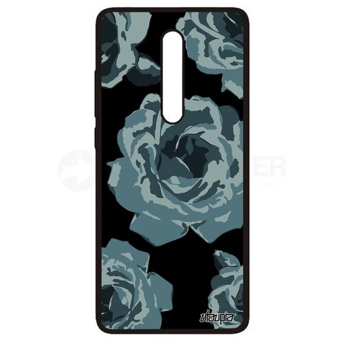 фото Ударопрочный чехол для мобильного // xiaomi mi 9t // "цветы" букет романтика, utaupia, серый