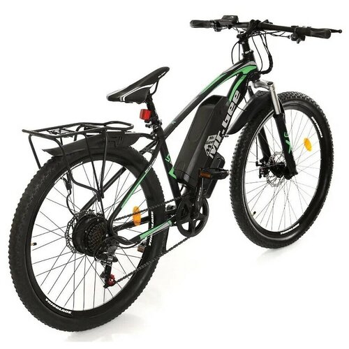 Электровелосипед Mr. Gee G-188 250 ватт, 7 скоростей, черно-зеленый