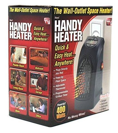 Мини обогреватель в розетку Handy Heater 400 Ватт 1 Без пульта