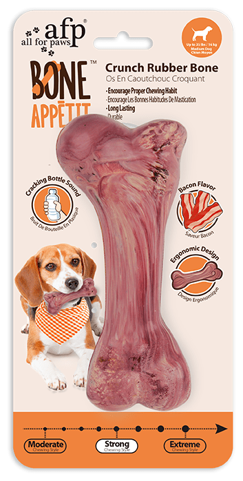 Игрушка в виде резиновой кости для собак крупных и средних пород,большой размер - фотография № 1