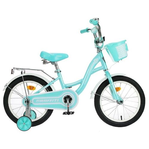 Велосипед 14 Graffiti Premium Girl цвет мятныйбелый 1204000₽