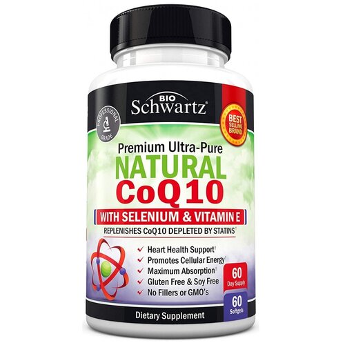 Капсулы BioSchwartz Natural CoQ10, 60 шт.