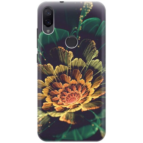 фото Re:pa накладка transparent для xiaomi mi play с принтом "красивый цветок"