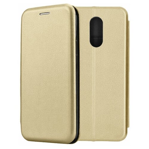 фото Чехол- книжка fashion case для xiaomi redmi 5 золотой