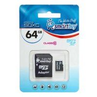 Карта памяти Smartbuy microSDXC Class 10 (10/10MB/s) 64GB + ADP