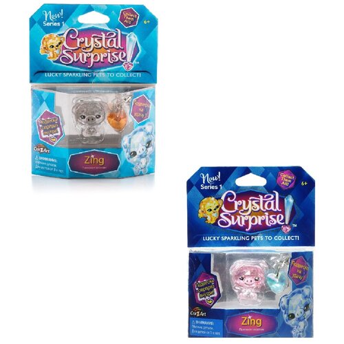 Игровой набор Crystal Surprise фигурка Поросенок+браслет 45702 белый