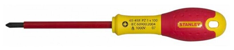 Отвертка электрика FatMax STANLEY 0-65-418, под шлиц Pz1 х 100мм