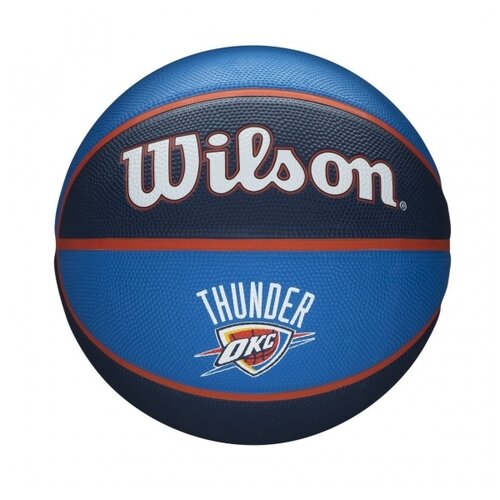 фото Баскетбольный мяч wilson team tribute oklahoma city thunder, р. 7 blue