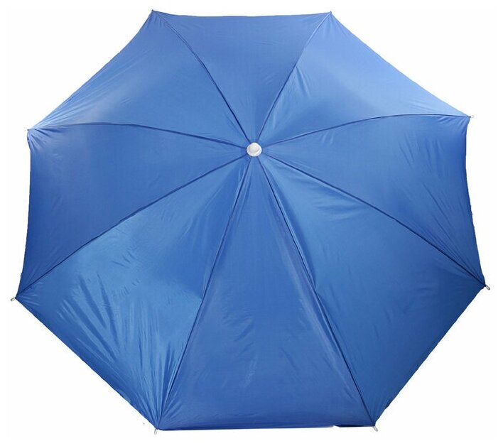Зонт пляжный "Классика", d=240 cм, h=220 см, цвета микс./В упаковке шт: 1 - фотография № 5