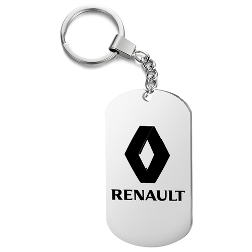 фото Брелок для ключей "renault v2" гравировкой подарочный жетон ,на сумку, на ключи , в подарок uegrafic