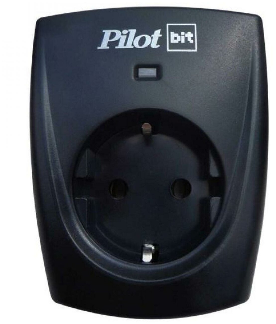 Сетевой фильтр PILOT Bit (1 розетка) черный (коробка)