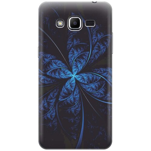 фото Re:pa накладка transparent для samsung galaxy j2 prime с принтом "темно-синяя абстракция"