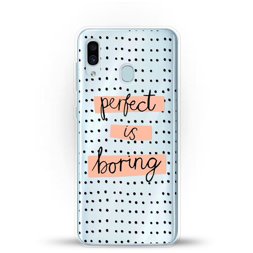 фото Силиконовый чехол boring perfect на samsung galaxy a30 andy & paul