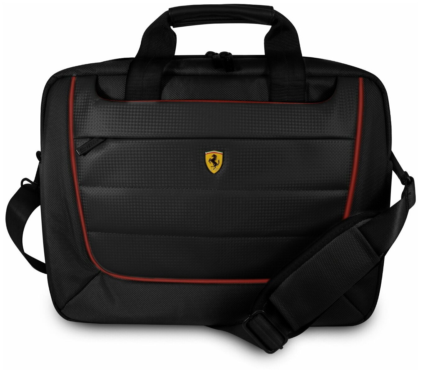 Сумка CG Mobile Ferrari Scuderia Computer Bag Nylon/PU для ноутбуков 13", цвет Черный (FECB13BK)