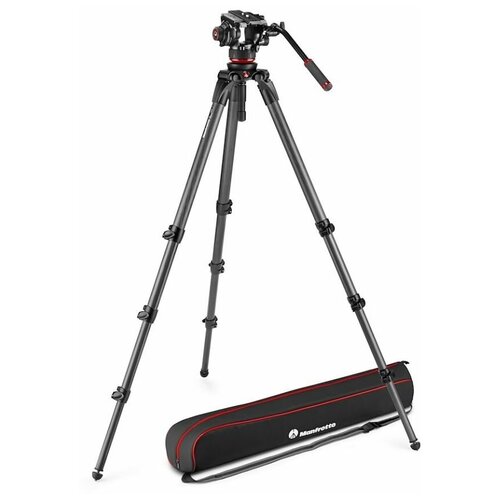 Видеокомплект Manfrotto MVK504XCTALL голова + штатив 536 с одинарными ногами, карбоновый