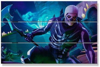 Fortnite Poster Laminated Holographic 3D Edition 32 x 24 Inches Ecorn for Gifts and Game Room Decor