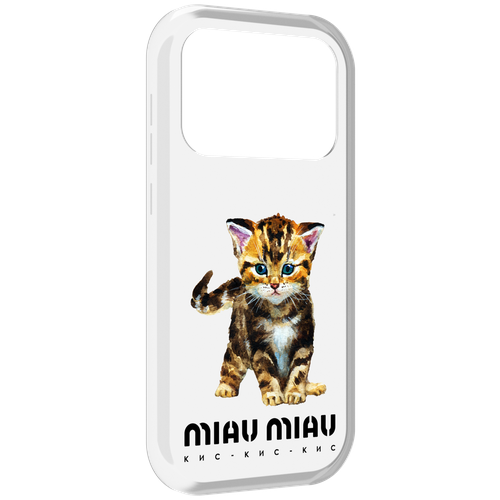 Чехол MyPads Бренд miau miau для Oukitel F150 Air1 Pro / F150 Air1 задняя-панель-накладка-бампер 