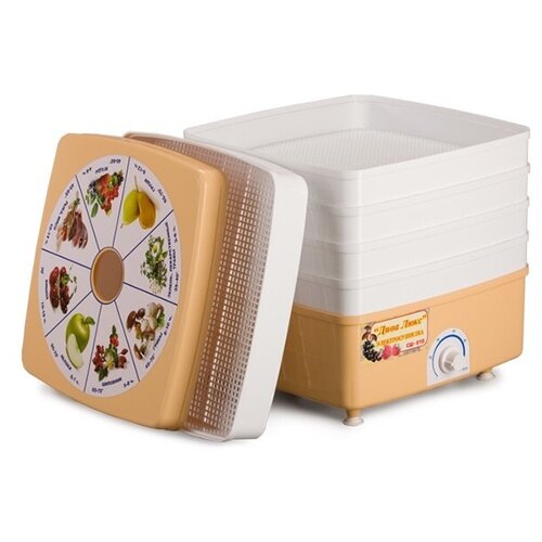 Сушка для фруктов и овощей Ротор Дива Люкс СШ-010 5под 520Вт белый 455000₽