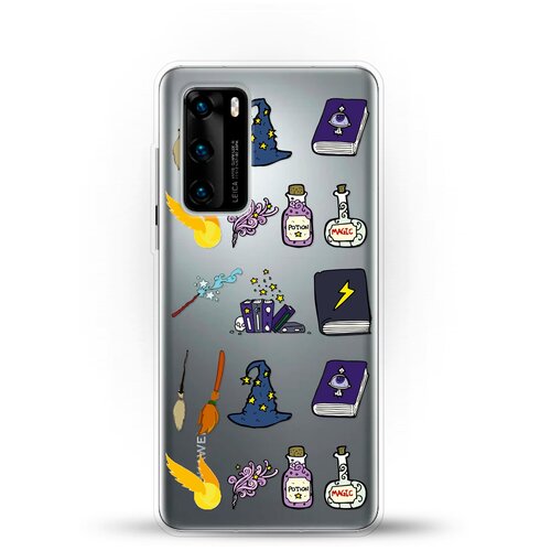 фото Силиконовый чехол узор hp на huawei p40 andy & paul