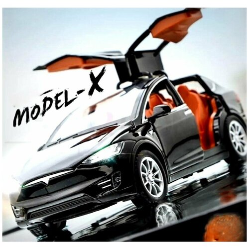 Коллекционная машинка Tesla Model X светодиодные ленты model 3 y frunk brighten модифицисветильник па 5 м водонепроницаемая гибкая силиконовая лампа для переднего багажника tesla model 3 y s x