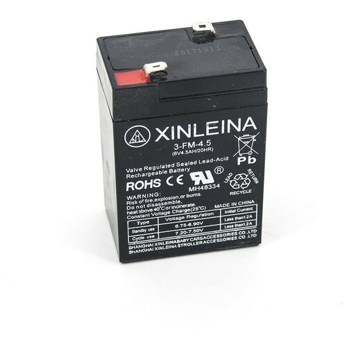 универсальное зарядное устройство g t power c6d mini 6a 60w gtp c6 mini gtp c6d mini Аккумулятор XINLEINA 6V4.5Ah/20Hr - 3FM4.5 (3-FM-4.5)