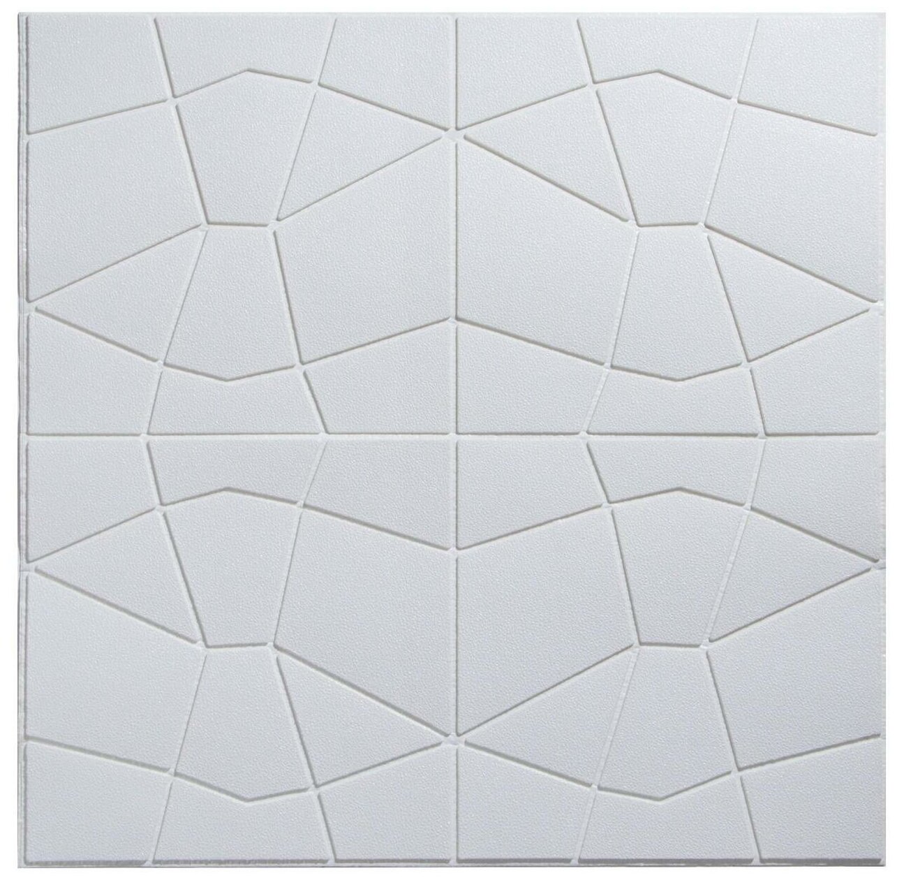 фото Самоклеящаяся ПВХ панель "Белая паутина" 70*70см, для ремонта, отделки стен и потолков, для дома, дачи, кухни, офиса