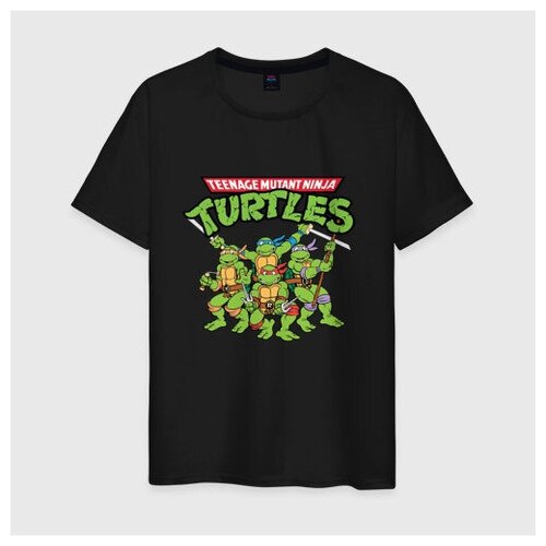 фото Футболка, размер (50)l, черный нет бренда