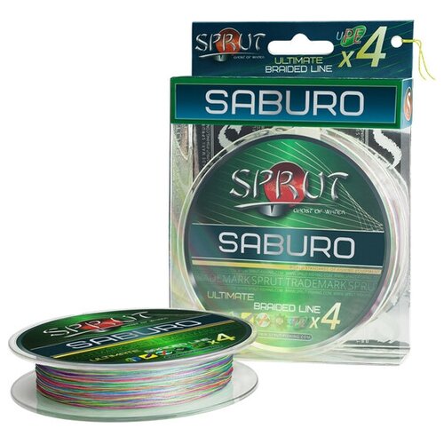 Шнур Sprut SABURO 140m/0,20mm (Multicolor)