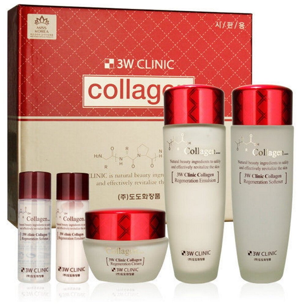 3W Clinic Набор Collagen skin care